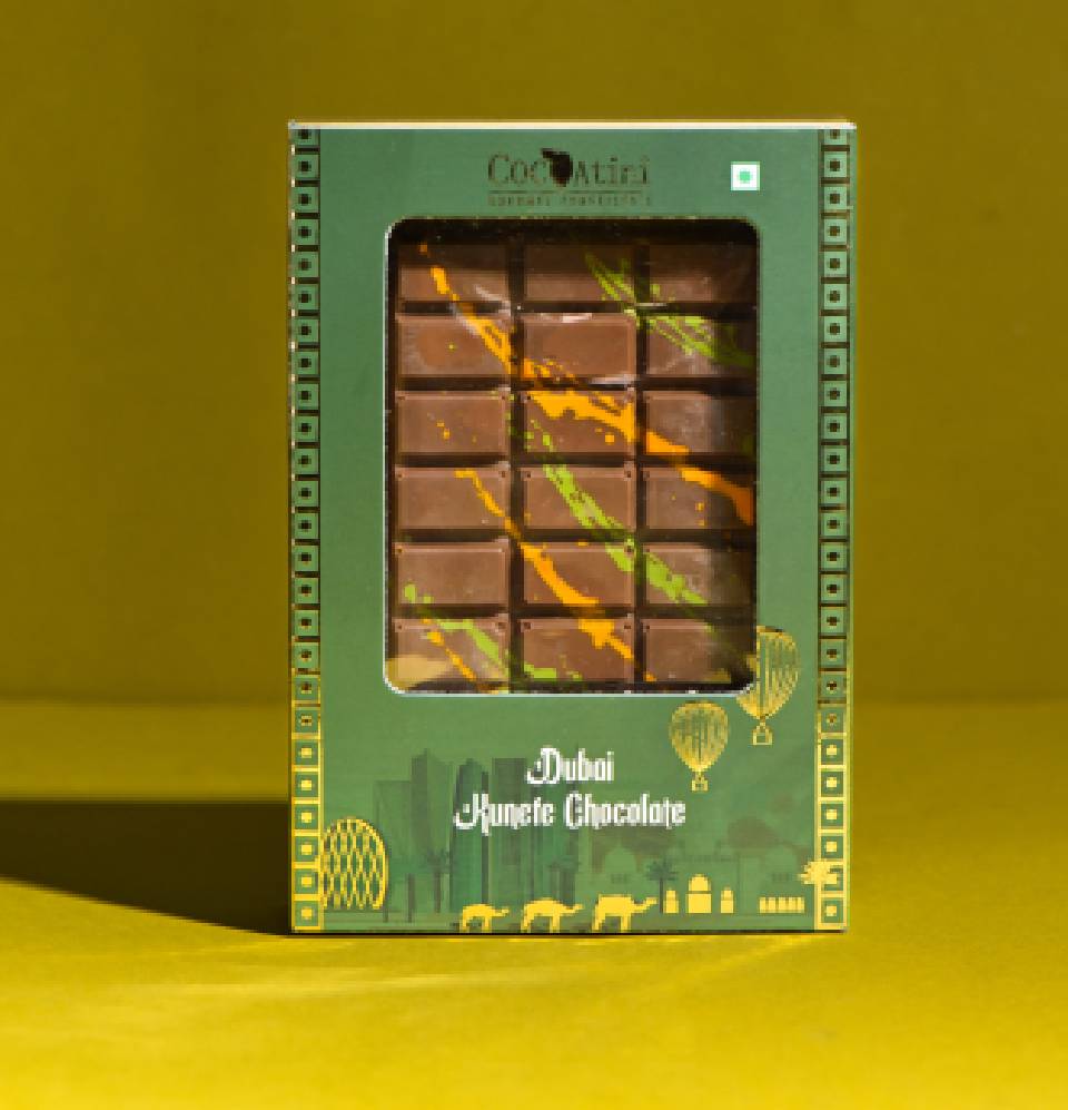 Dubai Kunefe Chocolate Bar