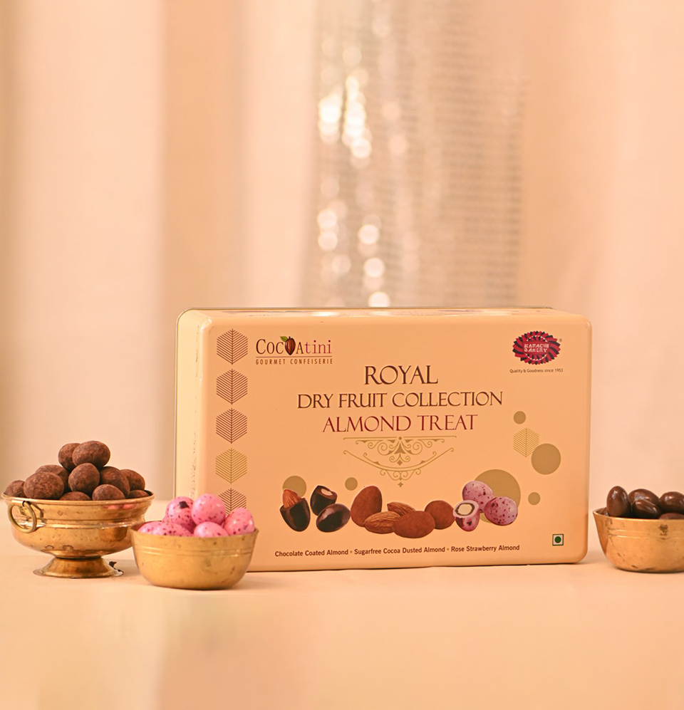 Royal Almond Treat Tin Gift Box