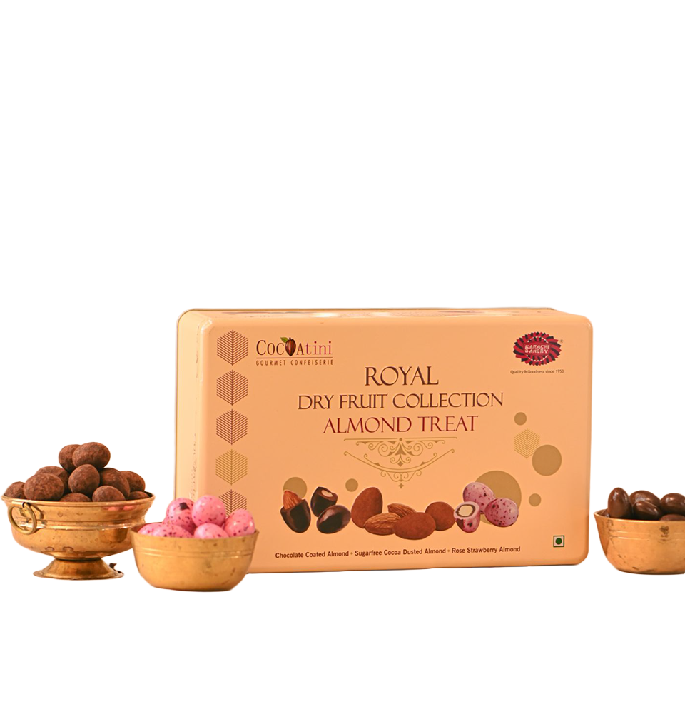 Royal Almond Treat Tin Gift Box
