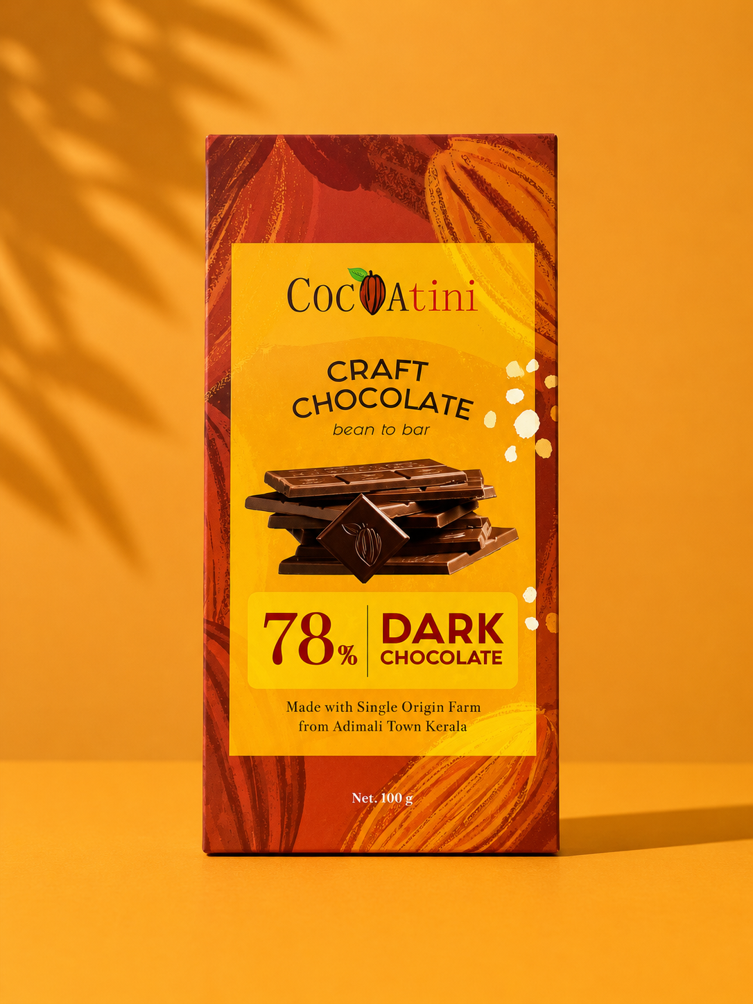 78% Dark Chocolate Bar [100grms]