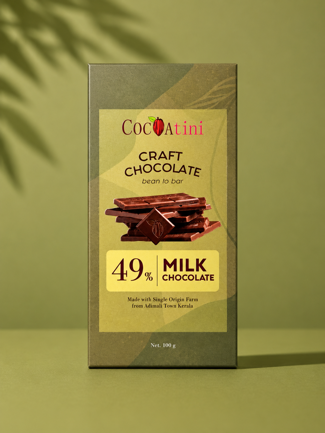 49% Milk Chocolate Bar (100g)