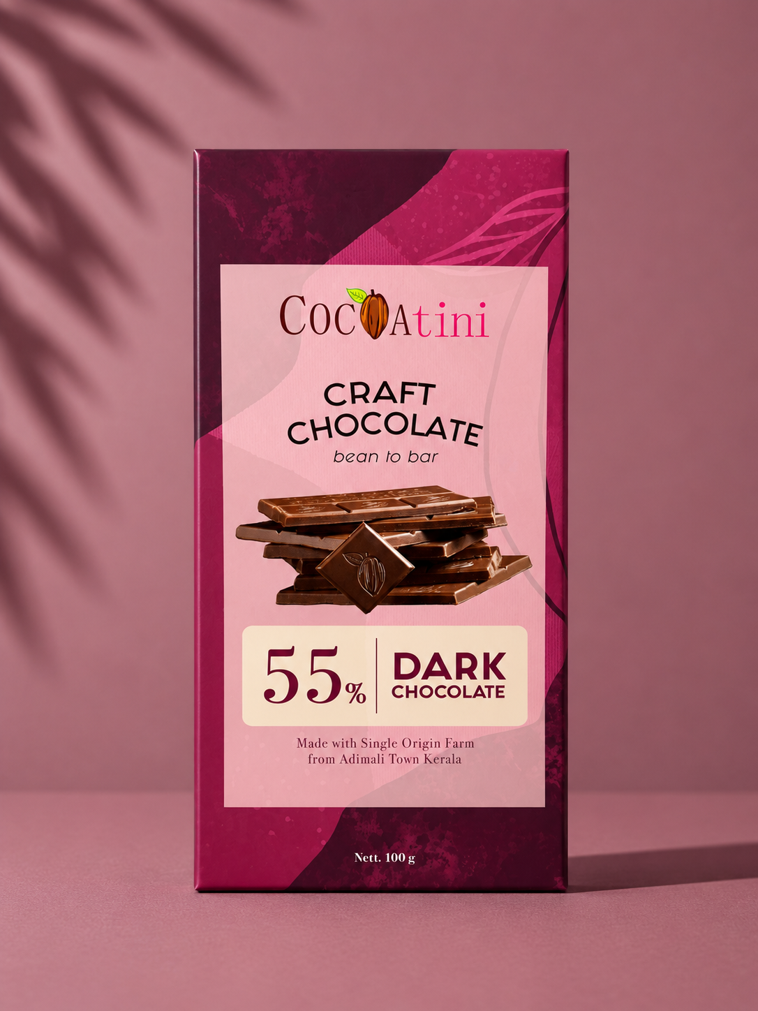 55% Dark Chocolate Bar (100g)