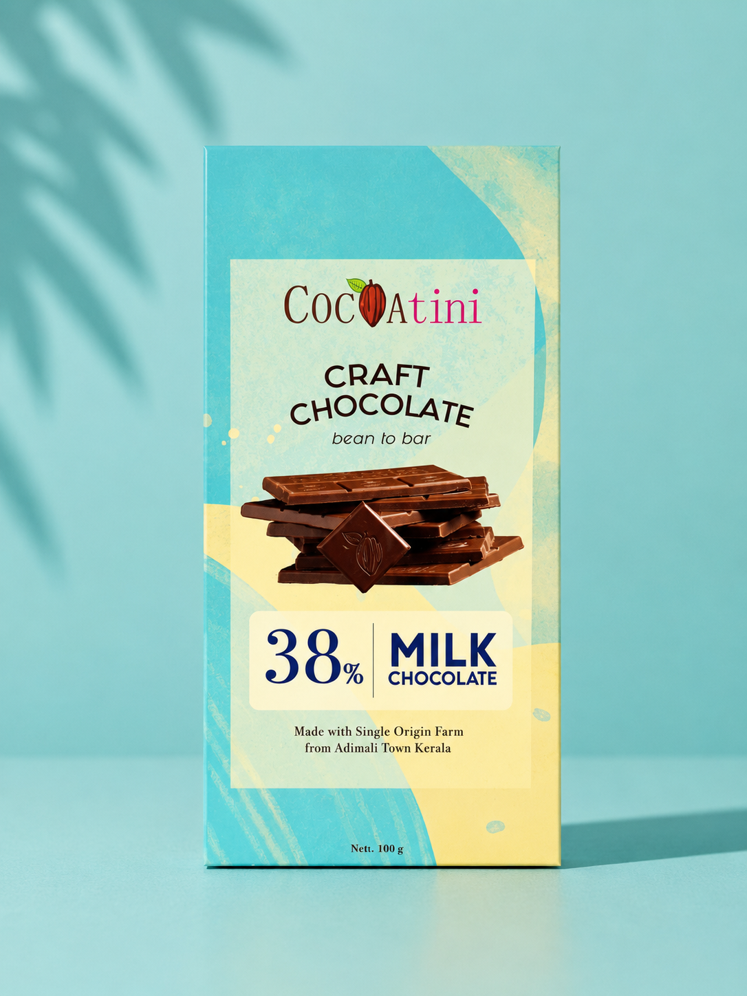 38% Milk Chocolate Bar (100g)