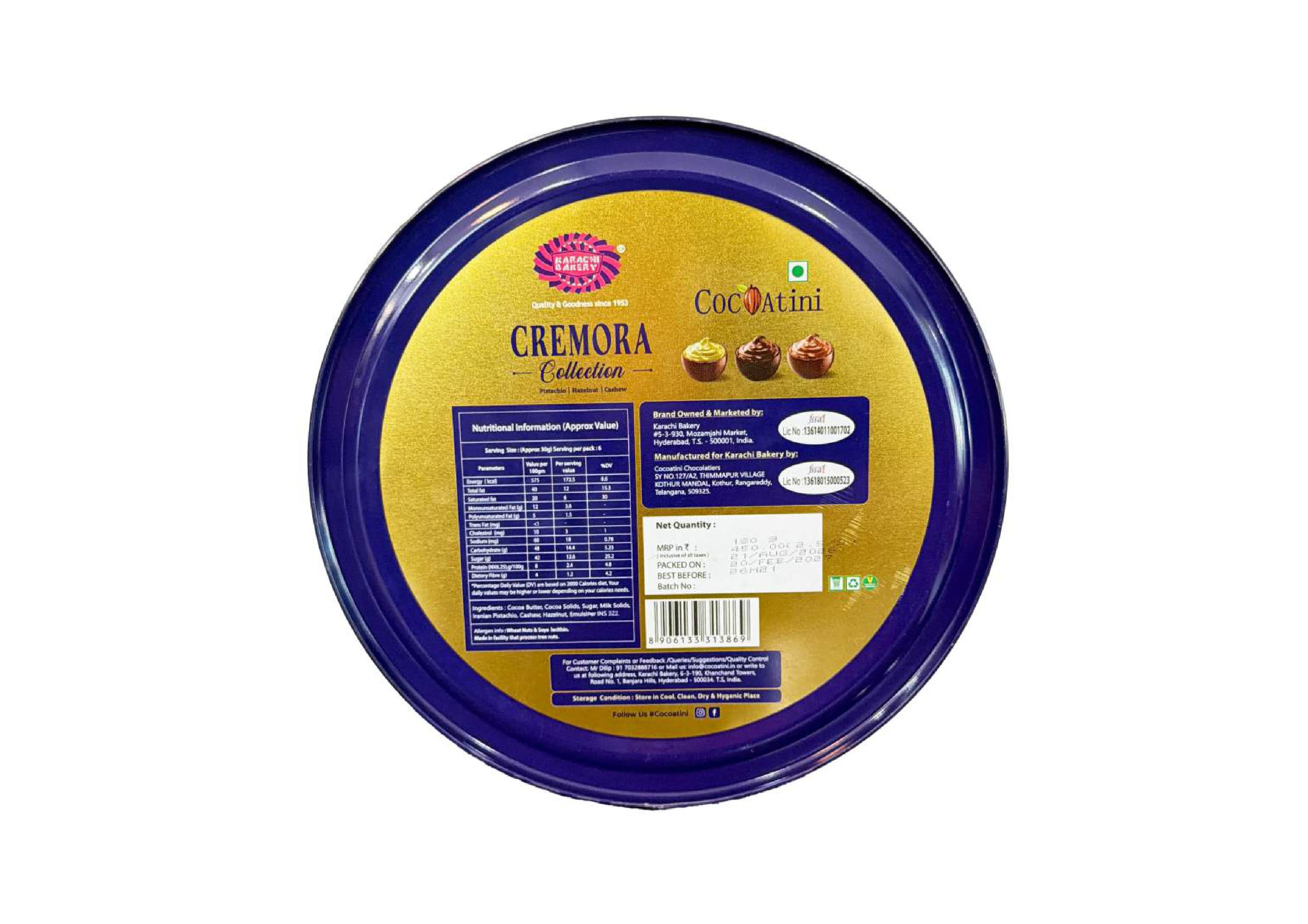 Cremora Collections – Pistachio, Hazelnut, Cashew