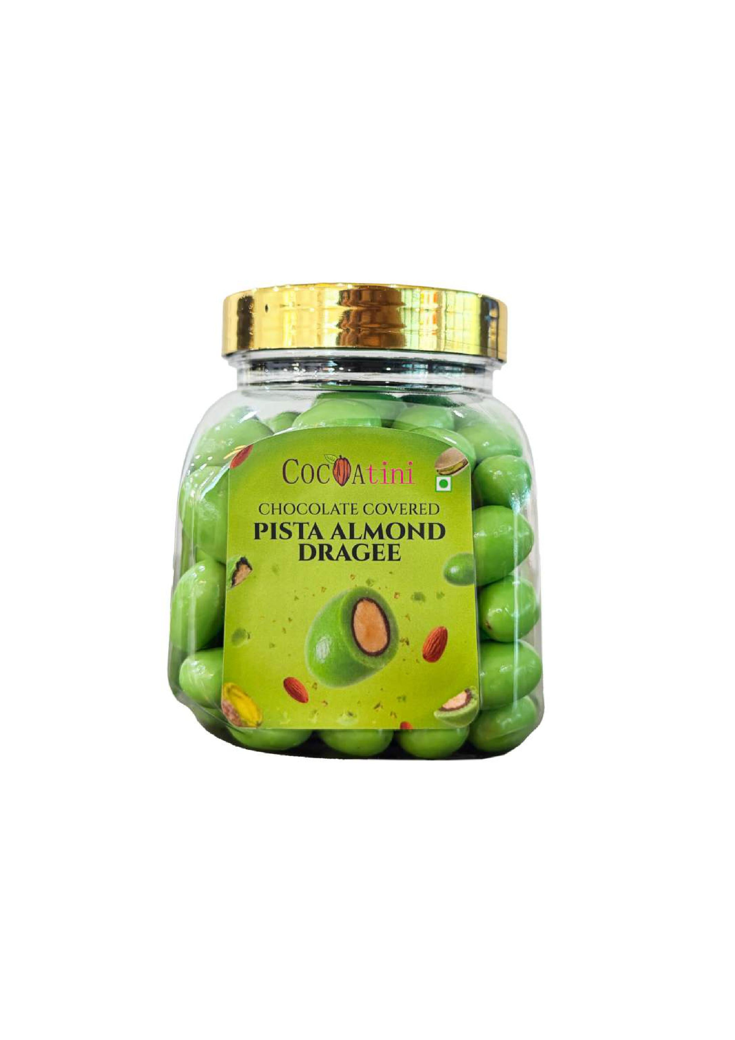 Pista Almond Dragee – Chocolate Covered