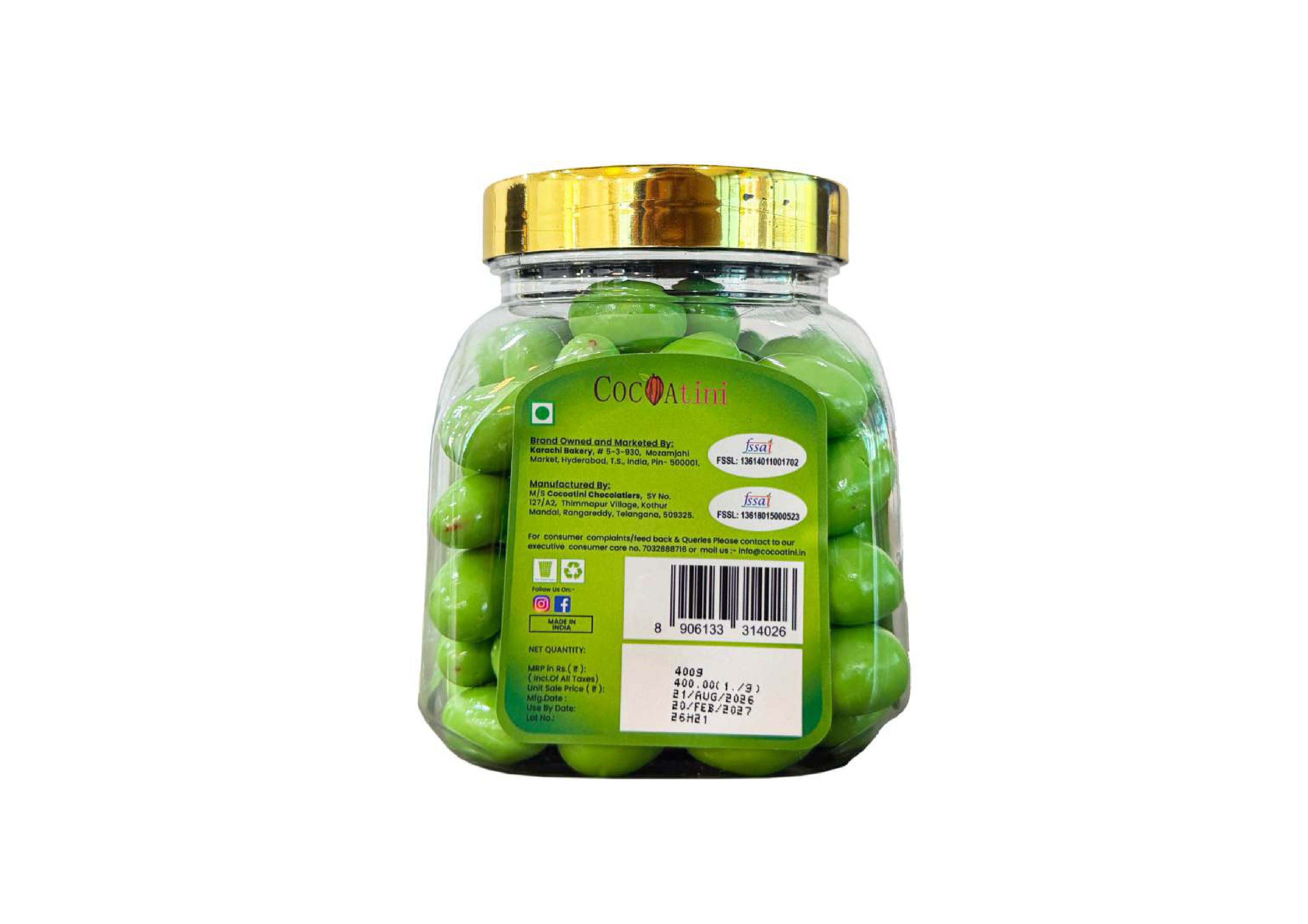 Pista Almond Dragee – Chocolate Covered