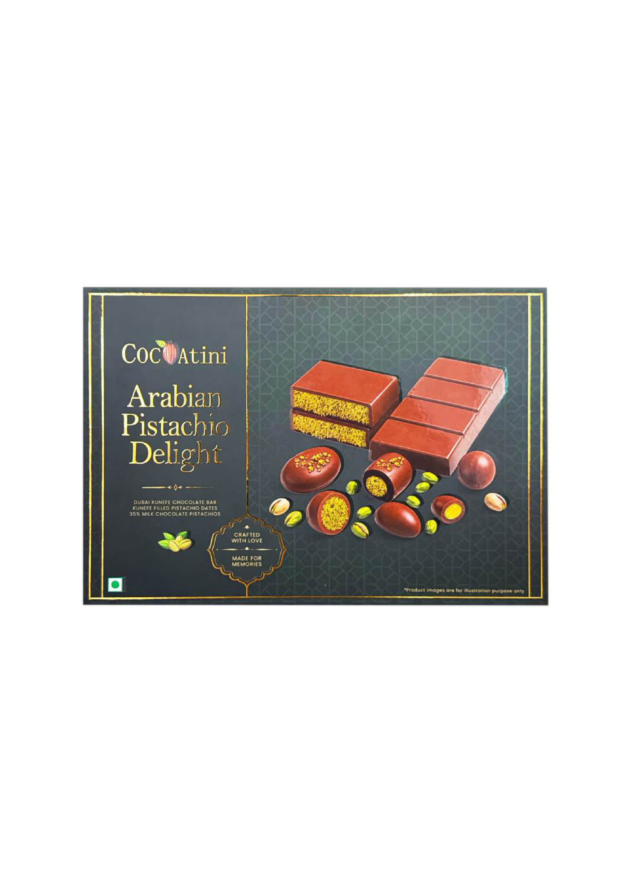Arabian Pistachio Delight – Kunefe Filled Chocolate