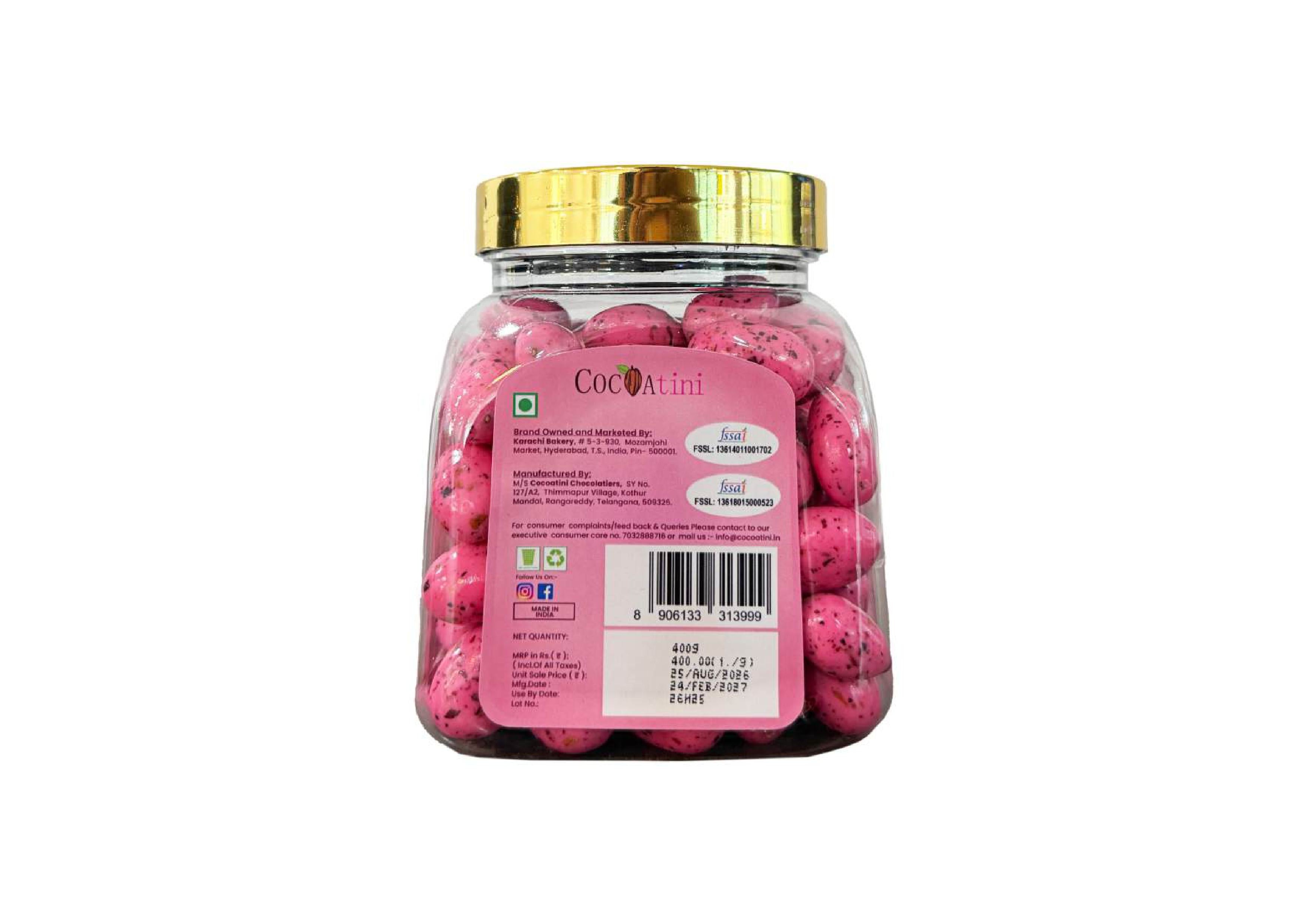 Rose Almond Dragee – Chocolate Covered
