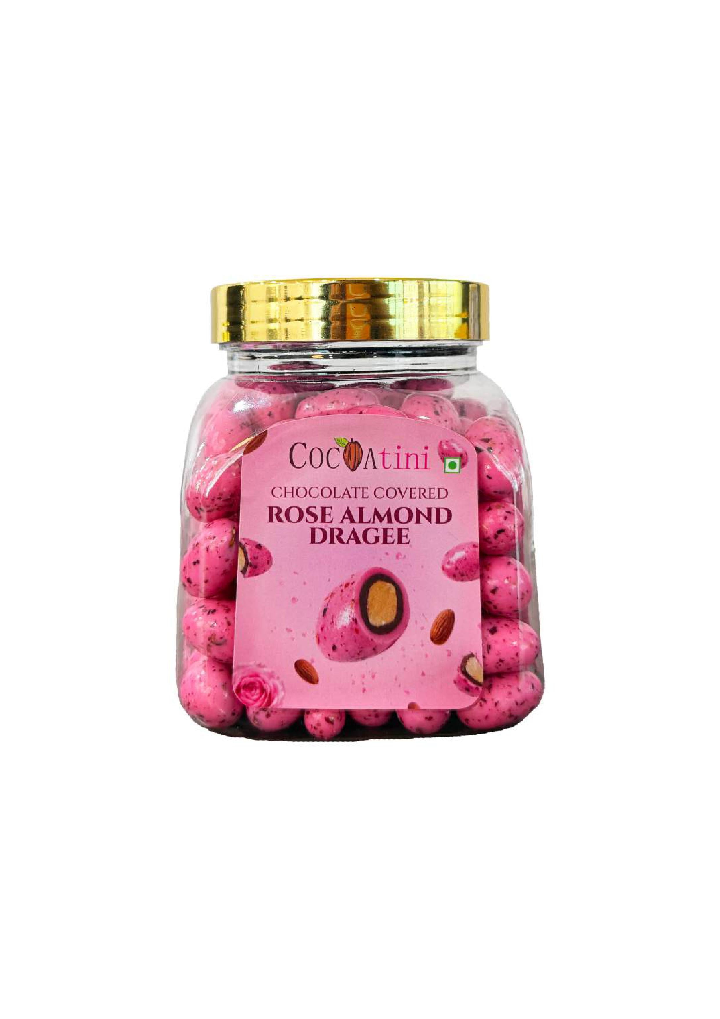 Rose Almond Dragee – Chocolate Covered