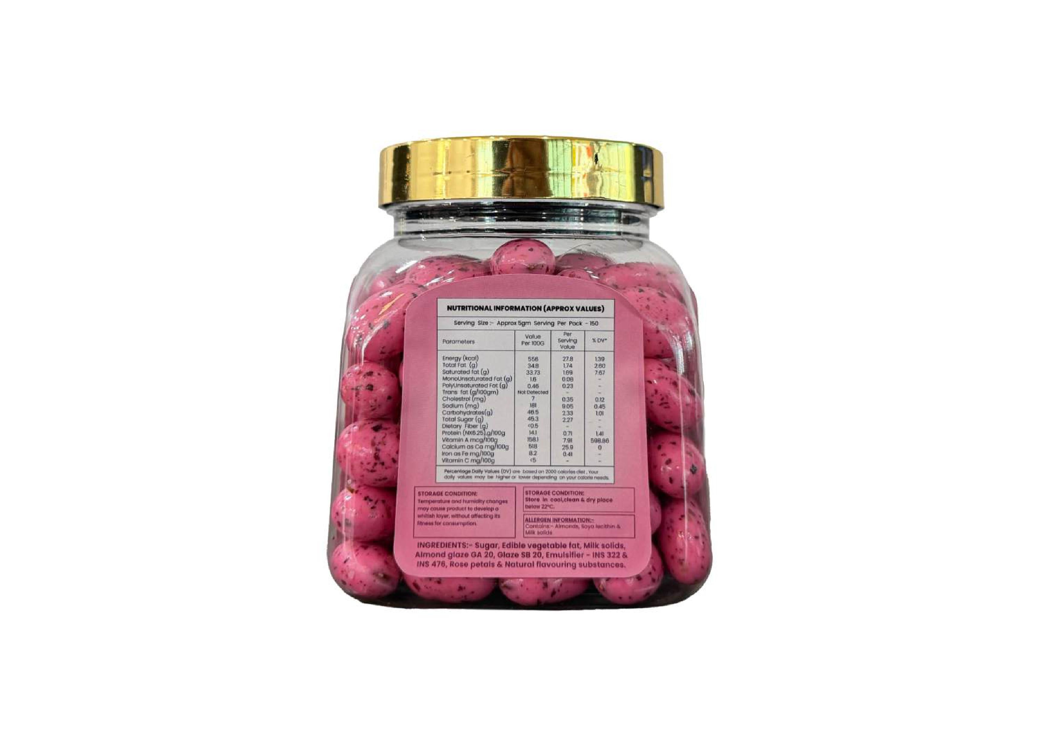 Rose Almond Dragee – Chocolate Covered