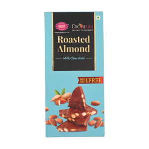 Roasted Almond Milk Chocolate Starter Pack 125g ( Buy 1  Get 1 Free ), (1 Case: MRP : 24,000), (Buy Price : 16,800)